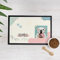 Wanapix | Tapis Gamelle Personnalisé pour Chat et Chien | Tapis de Bol avec Photo et Nom | Matériau Très Résistant/Antidérapante | Lavable en Machine | 60x40 cm | Scrapbooking