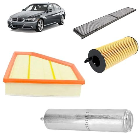 Kit tagliando 4 filtri per BMW Serie 3 E90 316D 318D 2004+