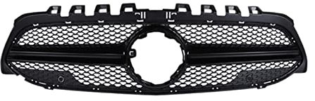 Grill Frontale Per Mercedes Per Benz Classe A W177 V177 2018-2023 Griglia Anteriore Griglia Centrale Netto Telaio Montaggio Copertura Decorazione Parti Griglia Doppia(Black A)