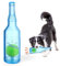Mity rain Water Bottle Dog Toy - Dog Toys for Aggressive Chewers Cute Squeaky Dog Toys for Large/Medium/Small Dogs Interactive Dog Toys to Keep Them Busy Crunchnplay Bottle Toy (Blue)