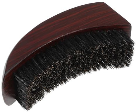 FRCOLOR Barber Bartkamm - Herrenborstenbürste Mit Ergonomischem Holzgriff Haarbürste Zum Stylen & Glätten Feiner Haare