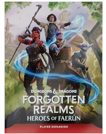 Dungeons & Dragons – Forgotten Realms: Heroes of Faerun | Spielerleitfaden | Anleitung zur Erstellung von D&D-Charakteren (Englische Version)