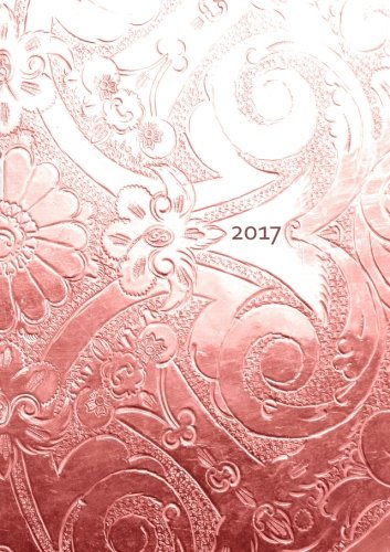 Kalender 2017 - Bronze Ornament: DIN A5 - liniert - 1 Woche pro Doppelseite