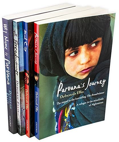 Deborah Ellis 4 Books Collection Set (My Name is Parvana, Parvana's Journey, Mud City & The Breadwinner)