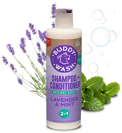 Cloud Star Cloud Star's Buddy Wash Original Lavender & Mint 2 in 1 Shampoo + Conditioner - 16 Ounce by