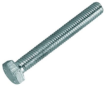 2 x Hex Head Set Screw Bolts M16 x 50mm, Fully Threaded