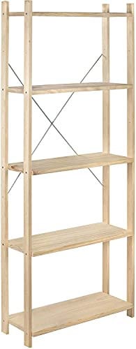 ASTIGARRAGA Etagère 5 tablettes Pleines 175x65x25cm