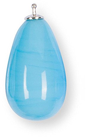 HEIDE HEINZENDORFF Einhängerpaar Tropfen Big, Türkis, 15 x 30 mm, vergoldet