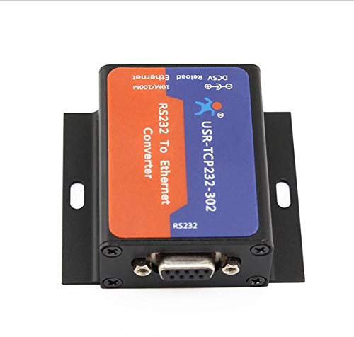 USR -TCP232-302 RS232 Serial a RJ45 Adaptador Ethernet Convertidor IP/Servidor de dispositivos (versión del Reino Unido)