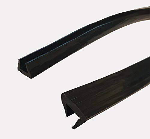 Gummidichtung Gummi Vordach Vordachträger Vordachhalter Träger Glas 6-8mm (8)