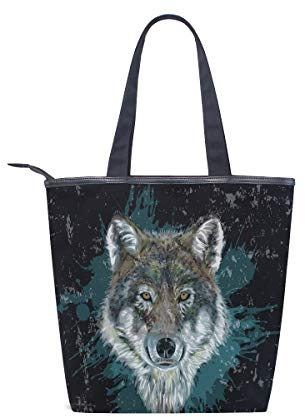 BKEOY Große Handtasche Schultertasche Japan Geisha Frau Tote Reißverschluss Shopper Taschen, Mehrfarbig - Farbe5 - Größe: Einheitsgröße