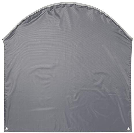 Wohnwagen Radabdeckung grau UV Schutz Polyestergewebe mit Anker Ösen für Wohnwagen und Wohnmobil (1)