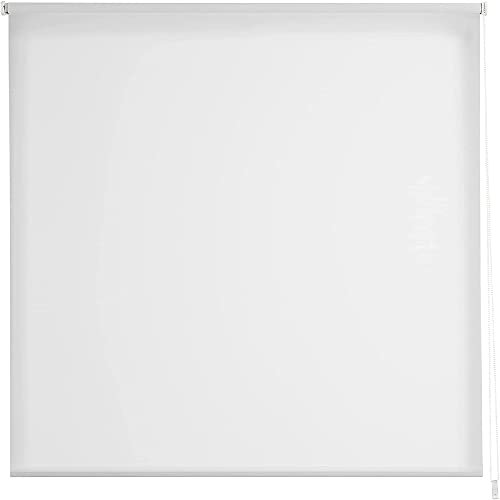 Estoralis | Gove | Estor Enrollable Diseño Moderno | Translúcido Liso | Color | Blanco Roto | 90 x 180 cm (Ancho/Alto) Tamaño Tela 87 x 1750 cm | Estores para Ventanas y Puertas