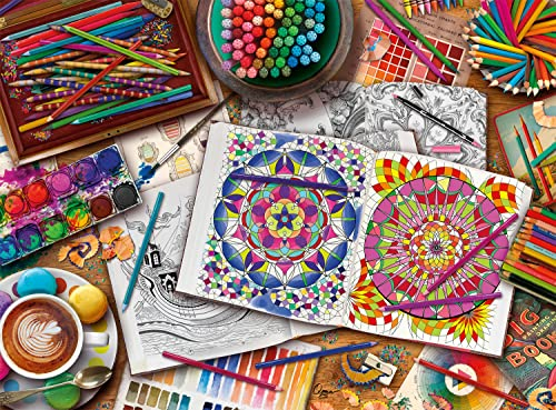 Buffalo Games - 1000-teiliges Puzzle für Erwachsene, 'Coloring Days' von Aimee Stewart, 26,75 x 19,75 cm