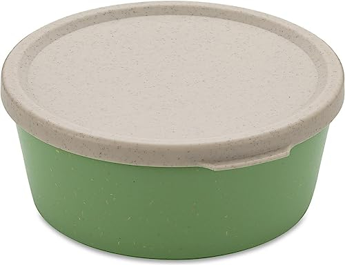 Koziol CONNECT BOWL 0,9 Schale 890ml mit Deckel nature leaf green