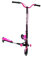 Trottinette double à 3 roues Trottinette 3 roues adulte Capacité de charge 100 kg Rose