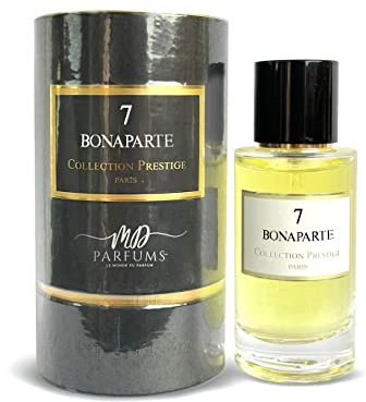 MDPARFUMS Eau de Parfum Bonaparte 50 ml Made in Frankreich I Bonaparte Nr. 7 – Kollektion Prestige Paris I Parfüm für Herren