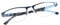 FONHCOO Halbrand Lesebrille Herren Halbbrille Damen Lesehilfe für Senioren Sehhilfe mit Blaulichtfilter Halbrandbrille in Blau, 2,5 Dioptrien
