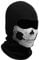 COD Ghost Mask Skull Balaclava MW2 Skelett Kostüm Vollkopf Ski Snood Maske Gestrickt Winddicht Wärmer Kopfbedeckung für Fahrrad Skateboard Motorrad Snowboard Outdoor Sport, Schwarzer Geist, One size