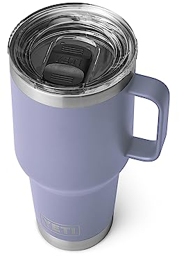 YETI Rambler 30 oz Travel Mug, Stainless Steel, Vacuum Insulated with Stronghold Lid, Cosmic Lilac