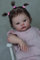 Zero pam Reborn Baby Mädchen 48 cm Silikon Baby Puppe Wie Echtes Baby Lebensechte Puppe Mit Haaren Echt Aussehende Babypuppen