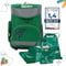 MUWO Kinder Schulranzen Set 5tlg. ergonomischer leichter Schulrucksack mit Sporttasche, Turnbeutel, Federmappe, nur 920 gramm (Dinosaurier Design)