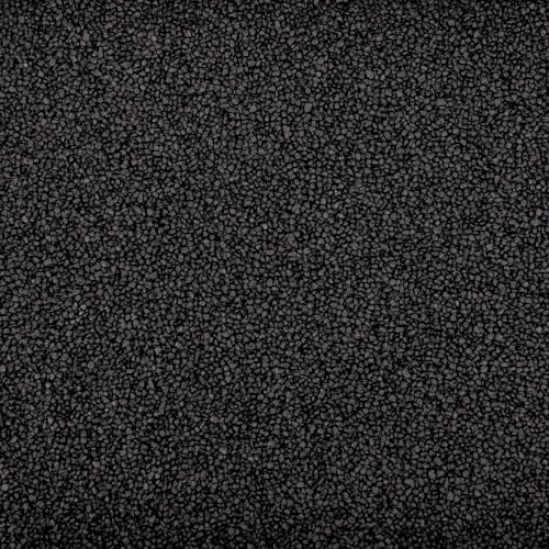 AquaOne Aquarium Kies 20 kg Bodengrund schwarz 1,6-2,0 mm I Aquariumkies Premium Qualität I Quarzkies abgerundete Körnung I Aquariumkies Deko Aquascaping Dekoration