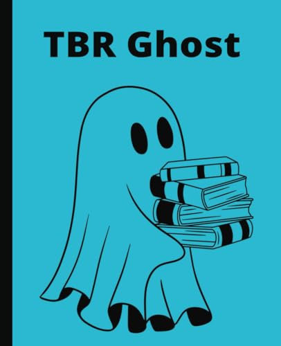 Composition Reading Notebook | TBR Ghost| 7.5 x 9.25 inches| Reading journal| for kids, teens, young adults, adults
