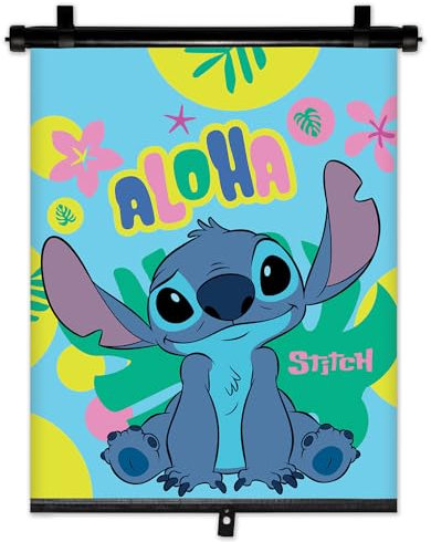 Stitch Rollo, ausziehbarer Auto-Sonnenschutz, Schattenspender, 1 Stück
