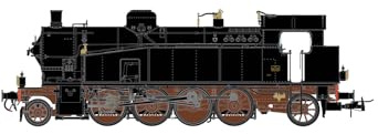Rivarossi HR2956 FS, Dampflokomotive Gr. 940, Öllampen, Folge. III Modelleisenbahnlok – Dampf