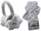 HTTDSLF Cache-Oreilles Cache Oreille, Cache Oreille Enfant Cache Oreilles, Cache-oreilles Fille Chauffe Oreilles en Peluche, Cache Oreille Enfant Fille, Cache-Oreilles Chaud Hiver (Gris)