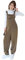 LAEMILIA Salopette de maternité pour femmes enceintes en velours côtelé salopette de grossesse pantalon à bretelles avec poches réglables jambes larges pantalon doublé polaire M-XXL, Café (doublure en
