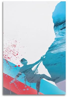 WGJYMX Sport-Collage, Tintenstil, Klettern, dekoratives Gemälde, Leinwand, Wandposter und moderne Familienschlafzimmer-Dekoration, 20 x 30 cm