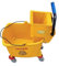 Cubo Limpieza Industrial 32 L, con ESCURRIDOR 4 Ruedas, Robusto, Carro de Limpieza con Prensa - Cubo de 32 L Prensa con Mango Engomado, Industrial, hosteleria, Grandes Superficies. Escurridor Prensa