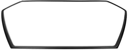 NKURTPC Rejilla de Coche de automóvil Marco embellecedor de Rejilla Delantera para Audi A3 8Y S3, Accesorios de Tuning Exterior, Marco Decorativo, Piezas de automóvil.(Black)