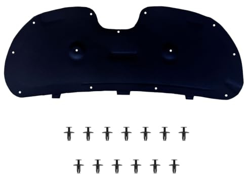 GEPCO Dämmmatte Motorhaube Motorhaubendämmung Motorraumdämmung mit Clips kompatibel mit OPEL GRANDLAND X/GRANDLAND I 2017–2024 YP00021580