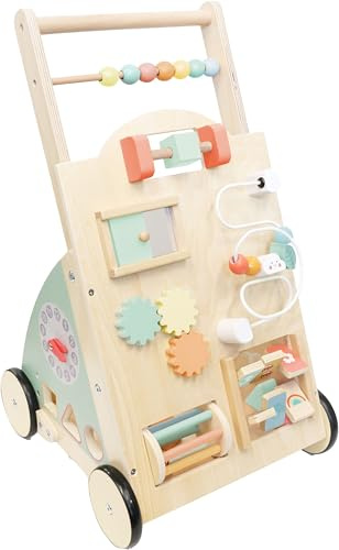 Holz Lauflernwagen Lauflerner mit Motorik Spieltisch Motorikschleife uvm