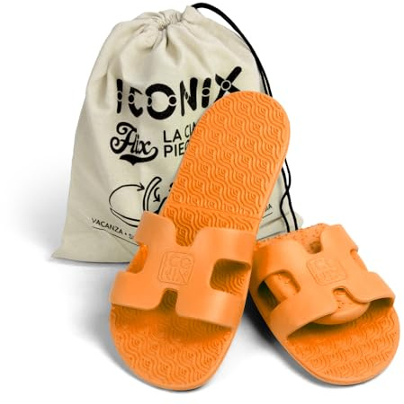 ICONIX FLIX - La Ciabatta Pieghevole | Leggera, Flessibile e Impermeabile | Sacchetta inclusa | 100% Made in Italy