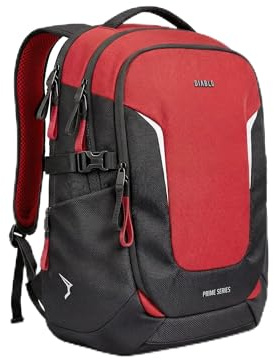 Diablo Laptop Rucksack 15,6 Zoll, Business Rucksack mit Laptopfach, 27 L | Handgepäck Rucksack, Reiserucksack mit Organizer, Brustgurt, Netzrücken, Seitentaschen, 48 x 32 x 18 cm