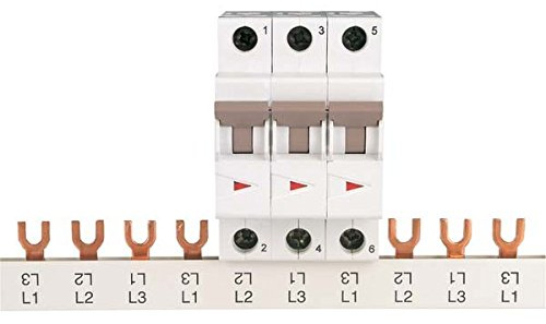 Eaton 271065 Phasenschiene, 3Ph+Hs, 16qmm, Gabel, 1M