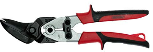 Teng Tools Blechschere, Modern, Linke Hand, Rot, Edelstahl