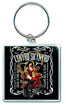 Lynyrd Skynyrd Schlüsselring Keychain logo Devil in the Bottle Nue offiziell