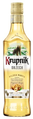 Krupnik Nut - Hazelnut and Walnut Flavor, Polish Nutty Vodka Liqueur 30% ABV 50cl