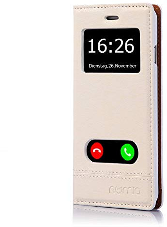 Numia - Custodia protettiva per Samsung Galaxy Note 3 Neo, in pelle PU, colore: Bianco