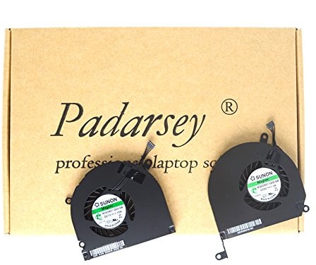 padarsey 15 Zoll A1286 links + rechts Seite CPU-Kühler Fan 2008 2009 2010 2011 2012 Für Apple MacBook Pro