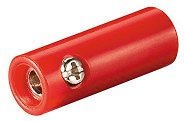 goobay 11379 Banana socket - with screw connection red