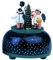 KWO Olbernhau 13013 Spieldose klein Engel mit Geschenk, 11 cm