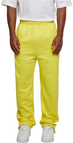 Urban Classics Sweatpants, Pantalon De Sport Coupe Large Homme, Jaune (Yellow), Taille M