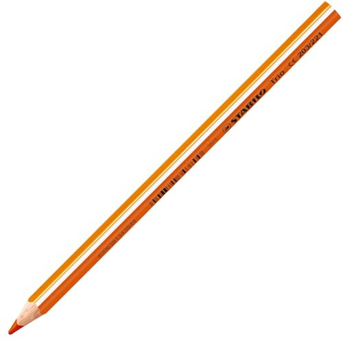 Dreikant-Buntstift - STABILO Trio dick - Einzelstift - orange