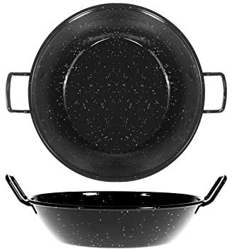 Vaello La Valenciana Sarten Honda esmaltada Asas 24 cm